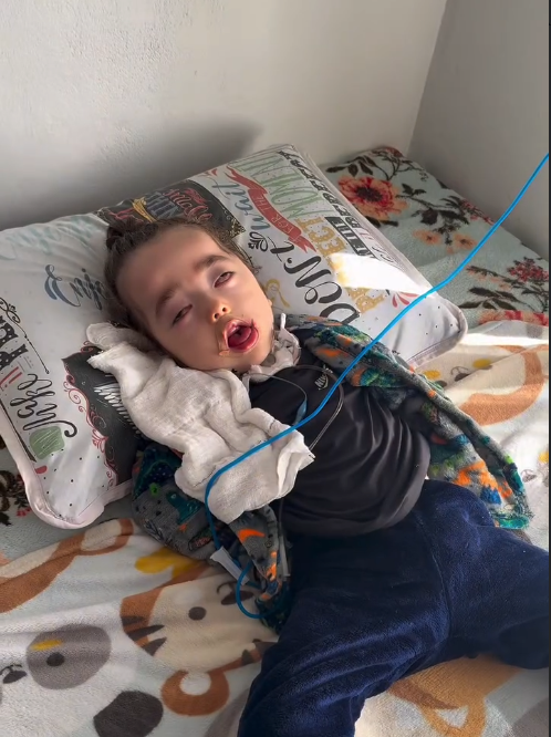Pietro durante su recuperación